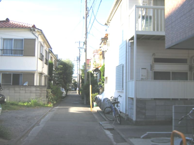 新川崎周辺の住宅街