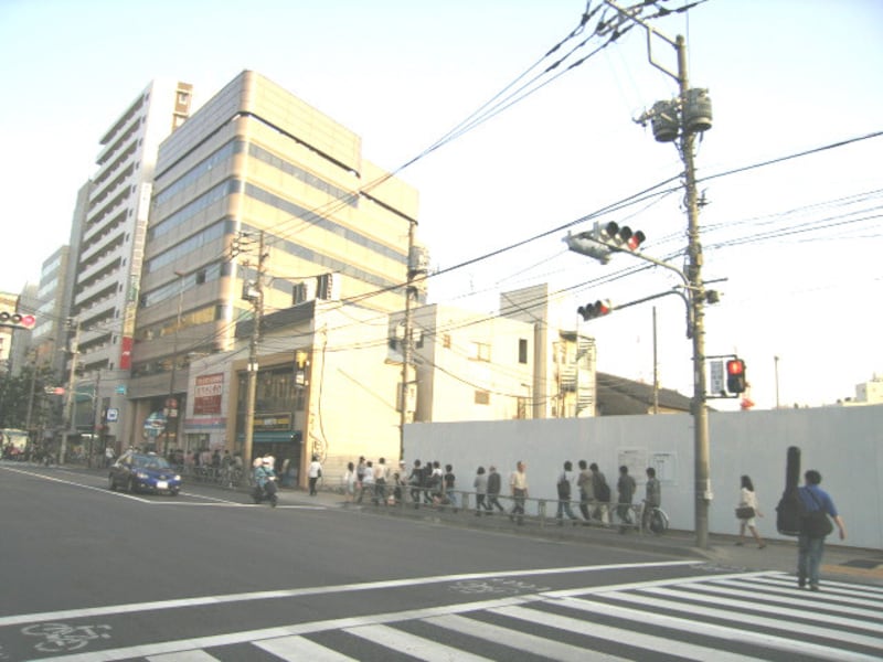 駅近くの再開発