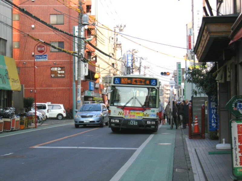 駅周辺のバス停