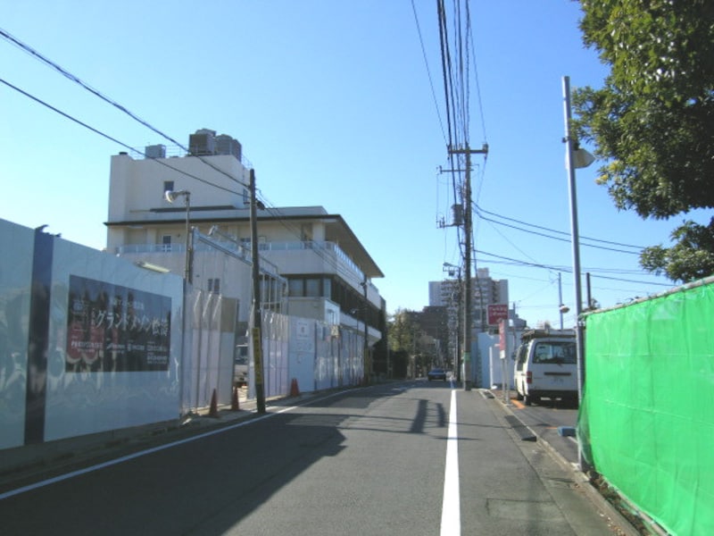 松涛の工事現場
