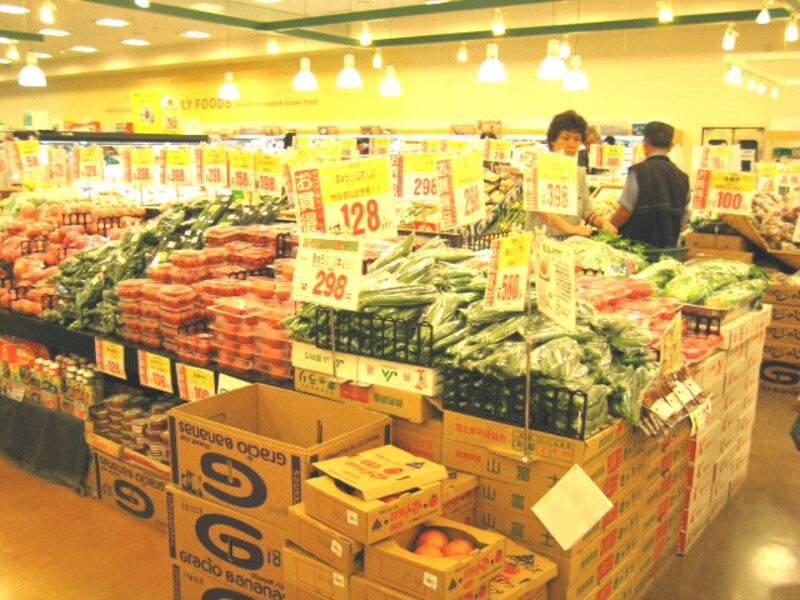 スーパー内部