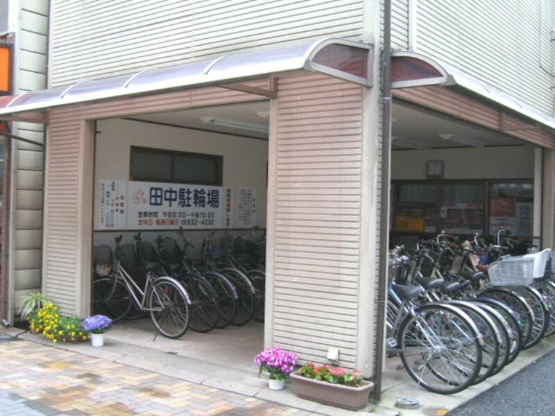 駅周辺の駐輪場