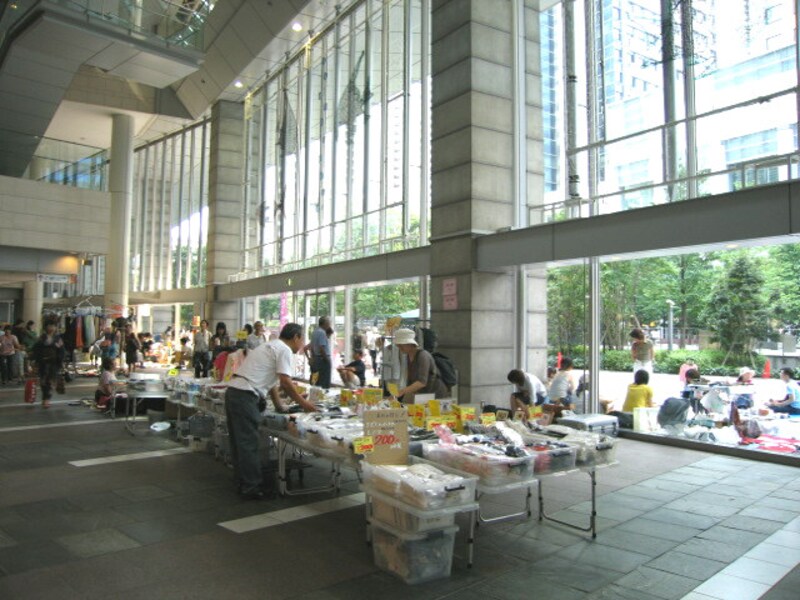 セントラルガーデンのフリーマーケット