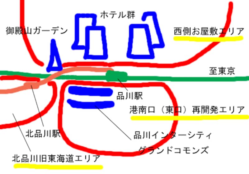 品川周辺のエリア解説