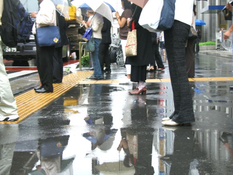 雨水がしみこみにくい構造