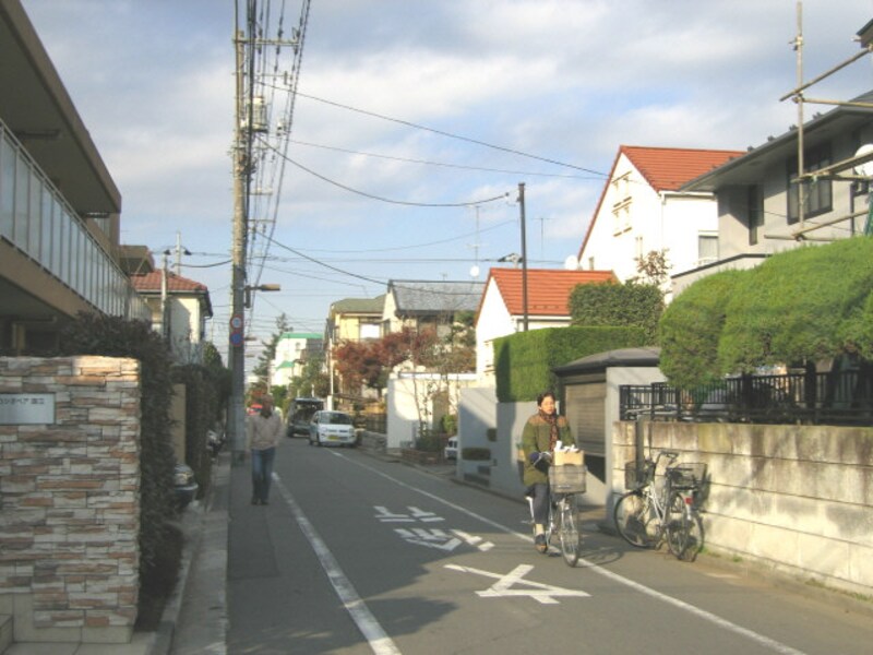国立の住宅街