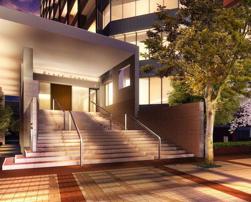 芝浦アイランドグローブタワーエントランス