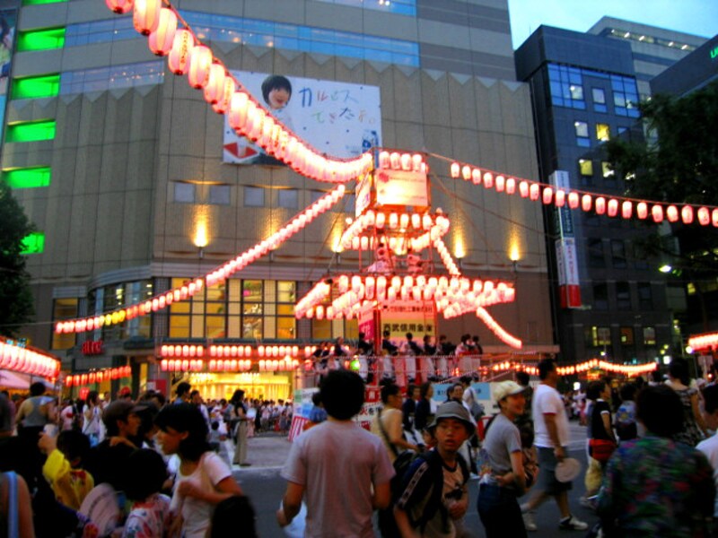 恵比寿の盆踊り