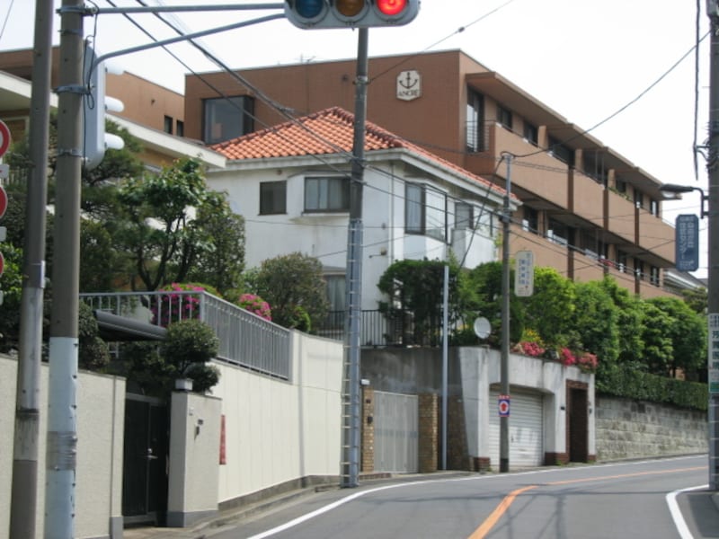 自由が丘の住宅街