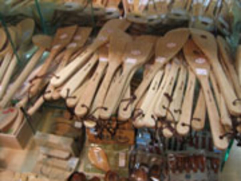 店先のしゃもじ