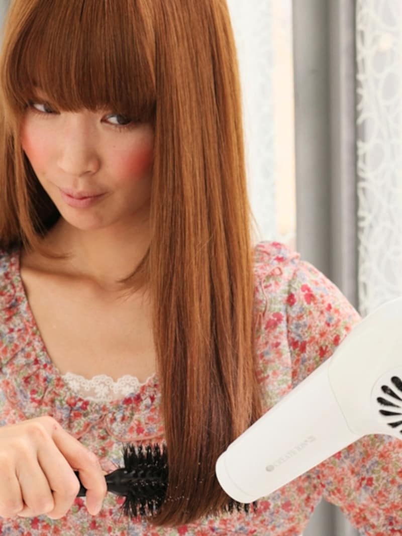 7.undefinedツヤを出してカールをキープ