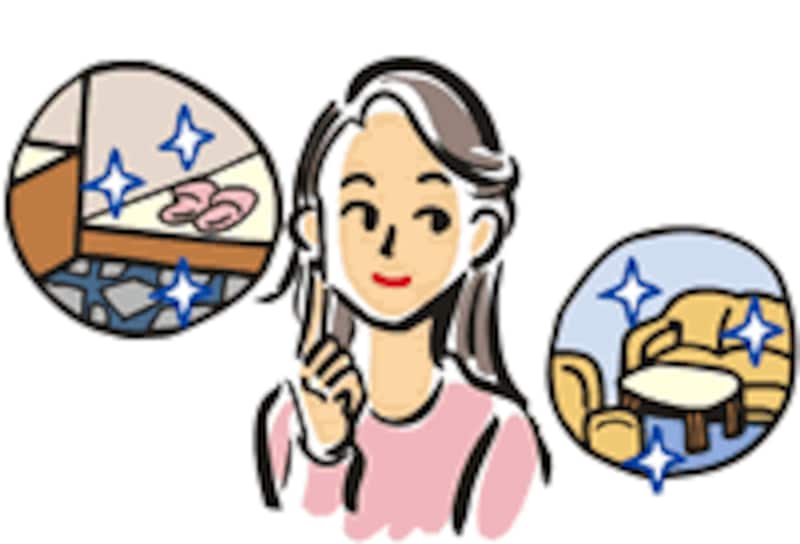 玄関もお掃除・お片付け