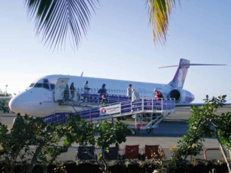 ハワイ島直行便に空きがあることも。まずはハワイ島に入るという方法もあり