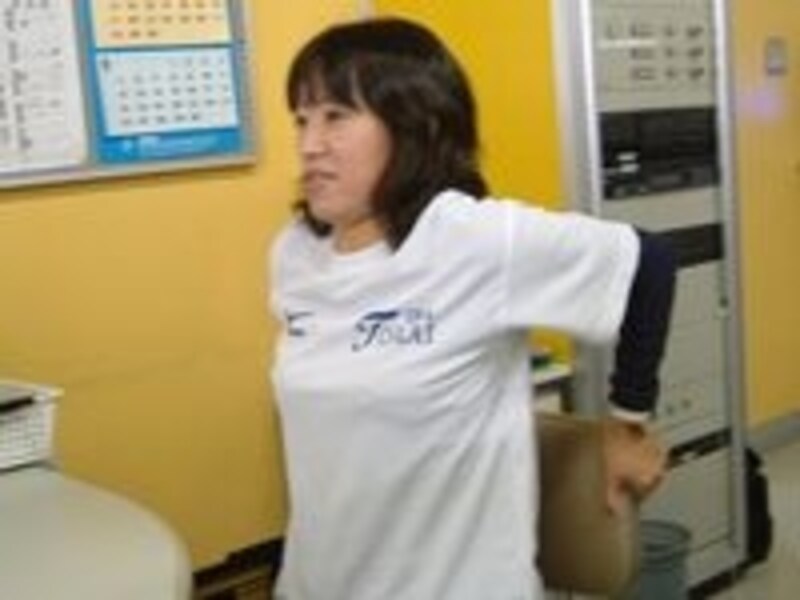 胸のストレッチ