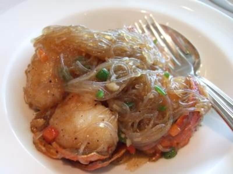 伊勢海老の黒胡椒煮込み