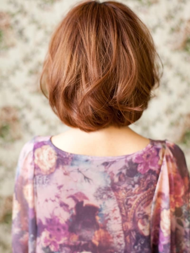 デジタルパーマundefinedアフロートundefinedセミロング