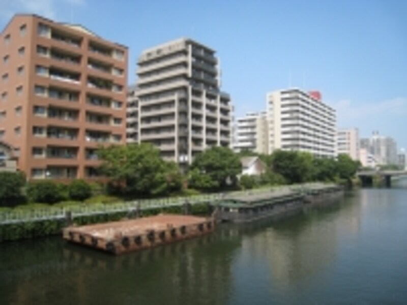 小名木川沿いのマンション