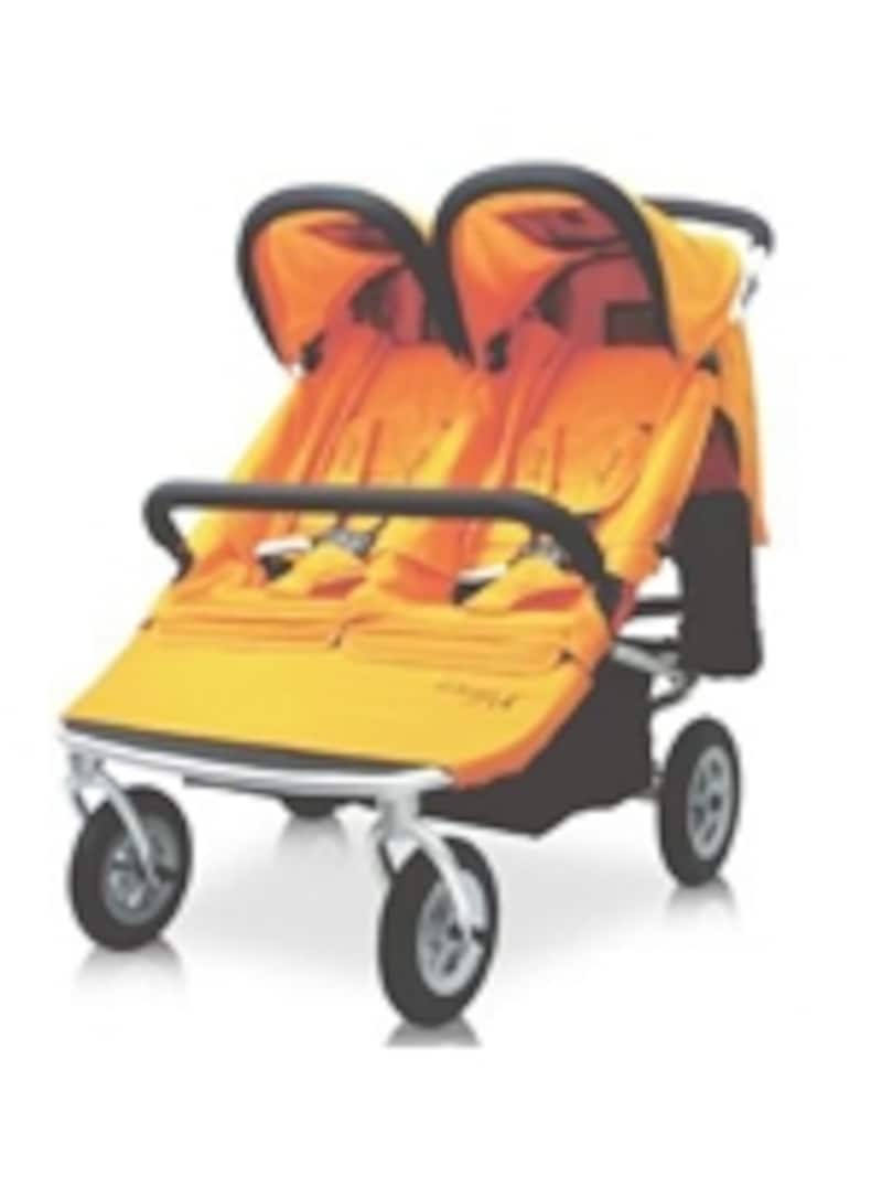 大きな重さがかかる双子用だからこそ、走行性能は大切