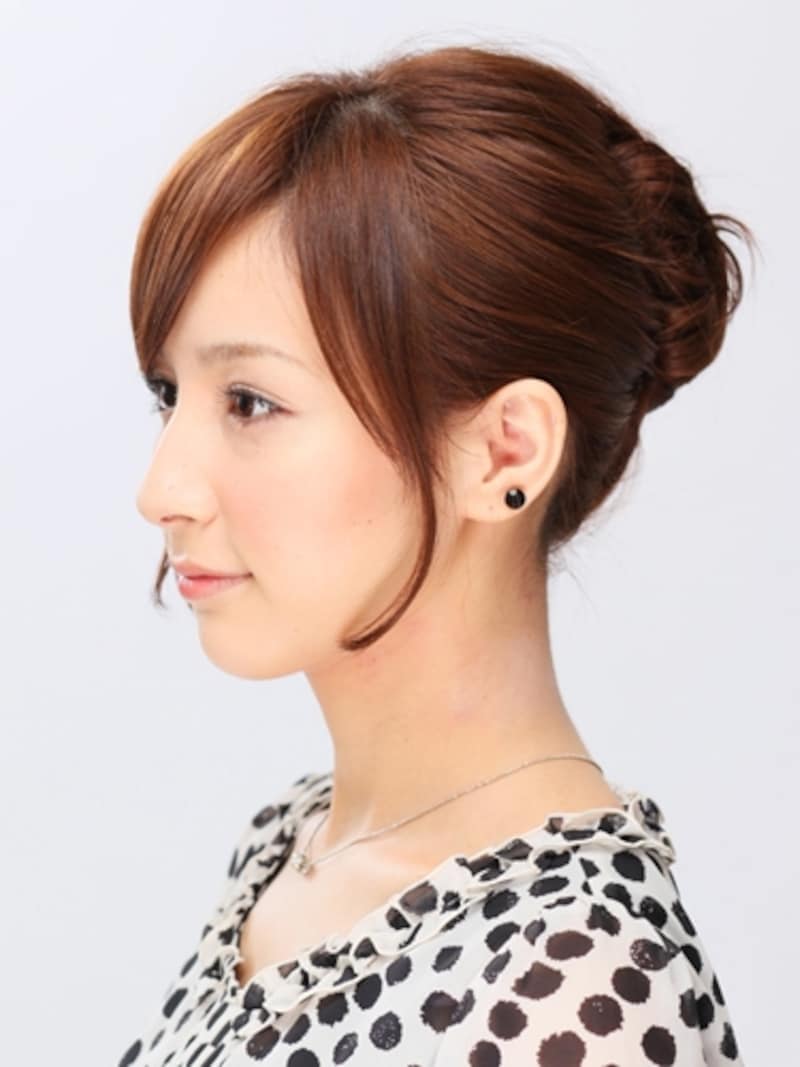 夜会巻きの簡単基本テクニック・作り方・やり方