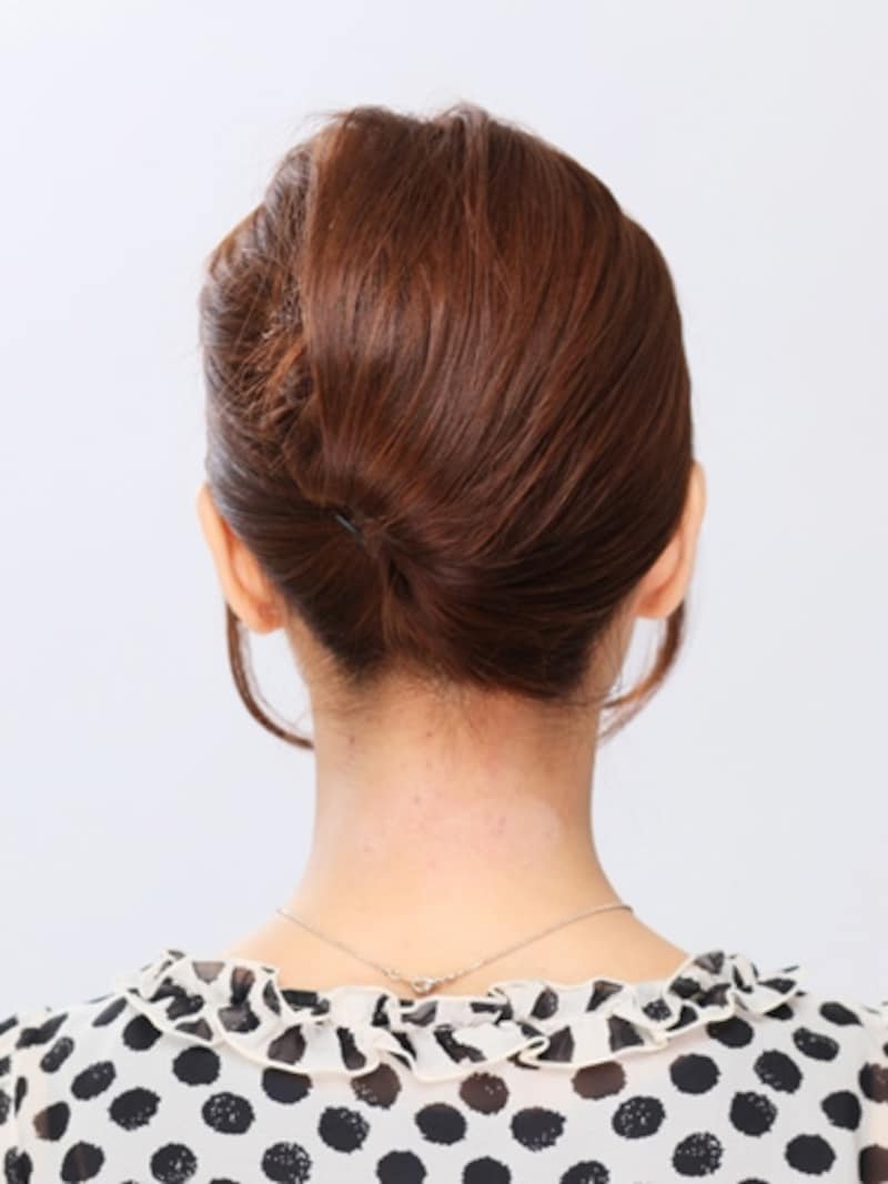 夜会巻きの簡単基本テクニック・作り方・やり方