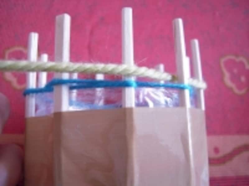 毛糸のシュシュ手順8