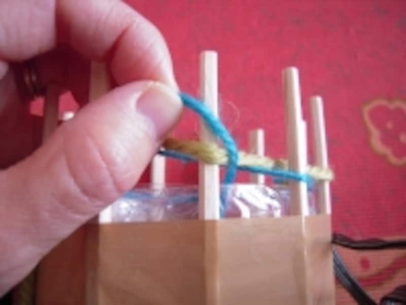 毛糸のシュシュ手順9