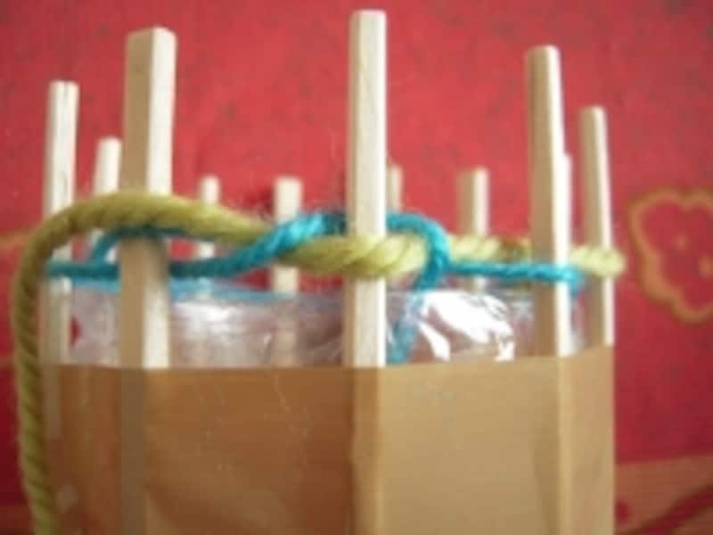 毛糸のシュシュ手順10