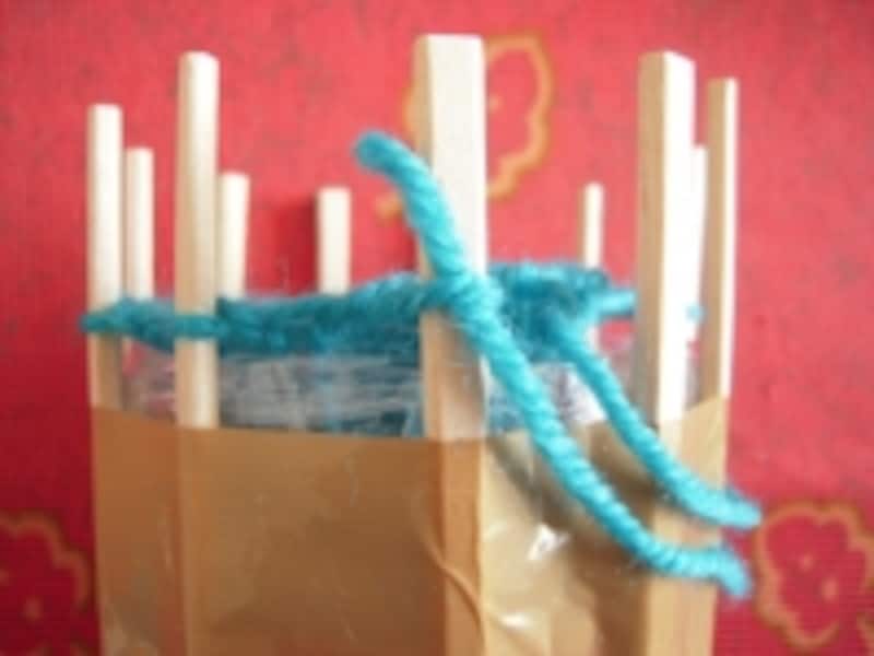 毛糸のシュシュ手順13