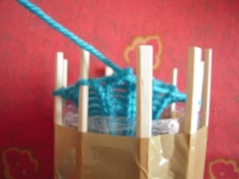 毛糸のシュシュ手順15