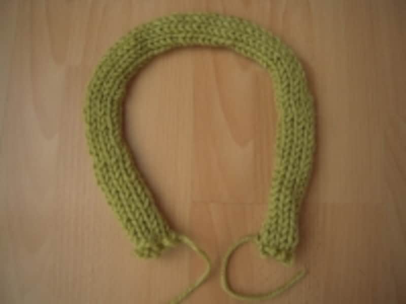 毛糸のシュシュ手順17