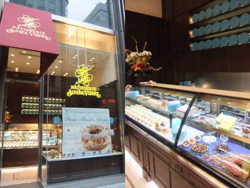 パティスリーundefinedエメ・ヴィベールの店内