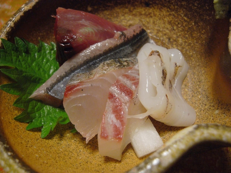 竹亭・刺身盛り合わせ