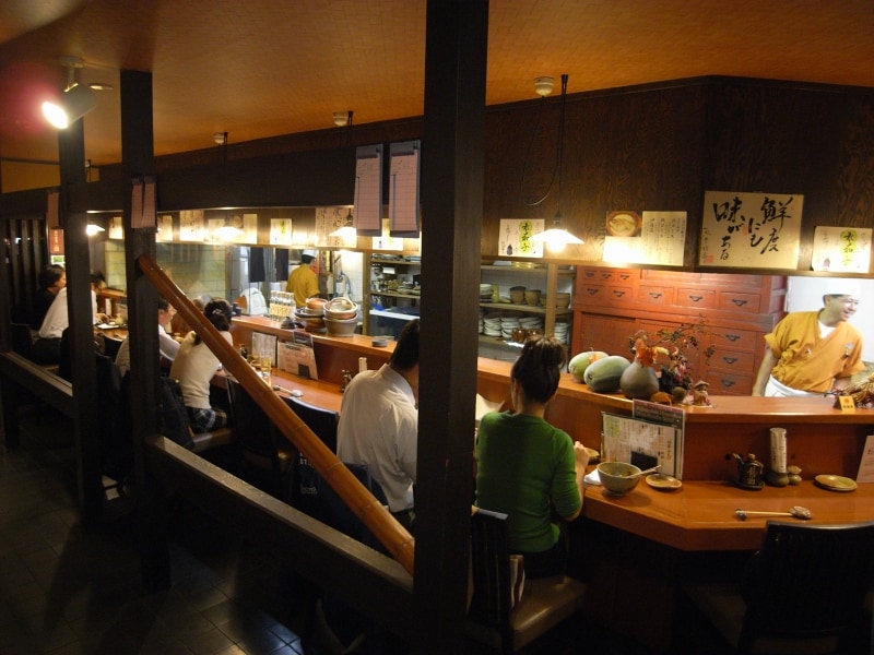 竹亭・カウンター