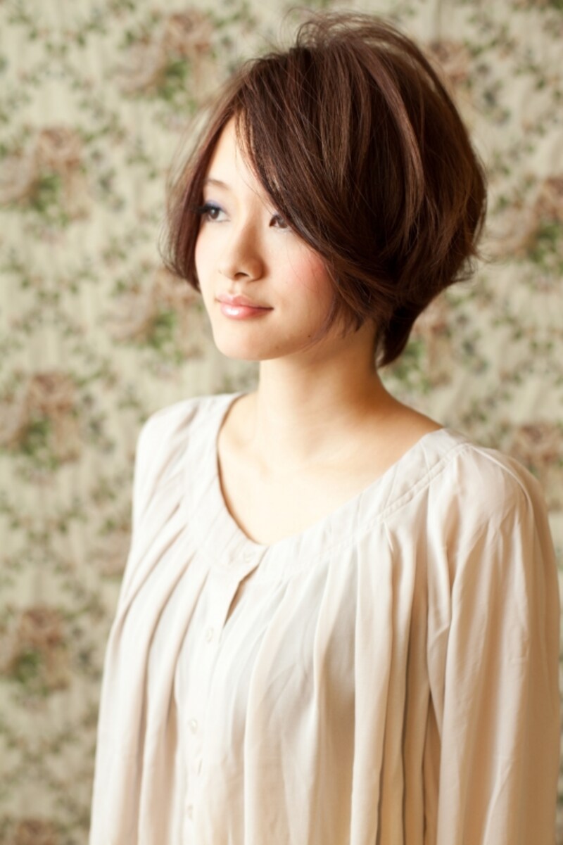 髪型undefinedショートundefined秋冬