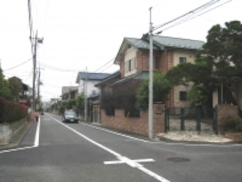 将校住宅エリア