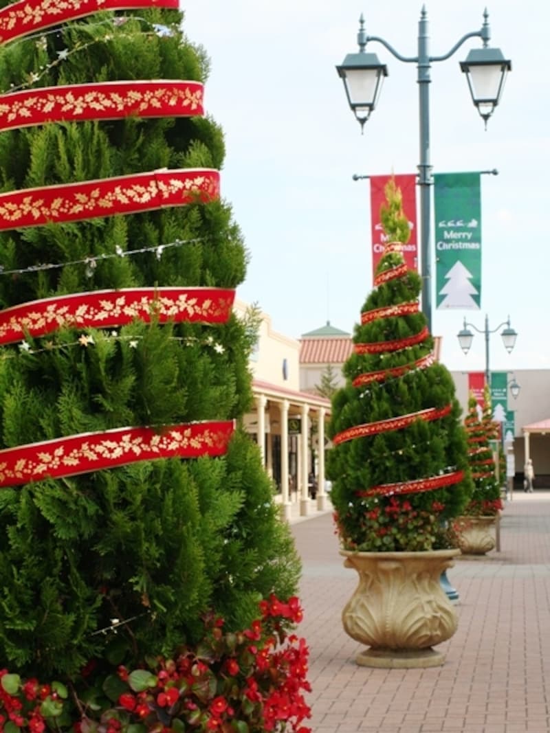 ウインターシーズンの那須ガーデンアウトレット