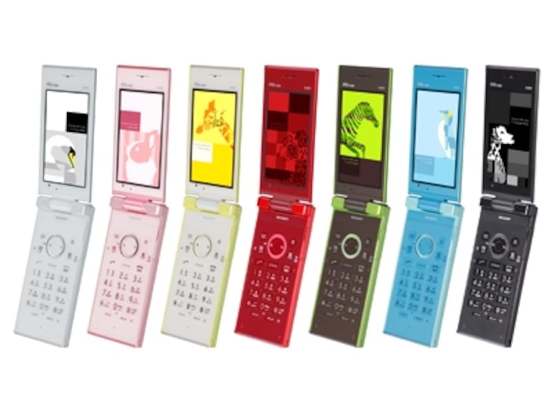 7色のカラーバリエーションがあるSH009。幅広いユーザーにおすすめできる