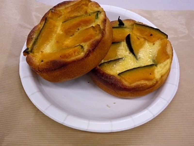 かぼちゃとブリオッシュのキッシュ