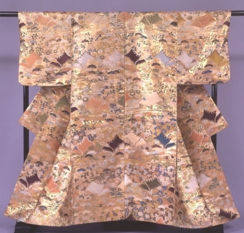 金糸を使った能装束