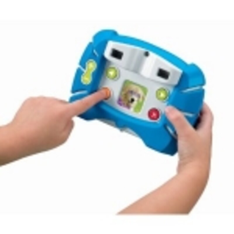 大きなボタンでカンタン操作。男の子にはブルーがおすすめ！