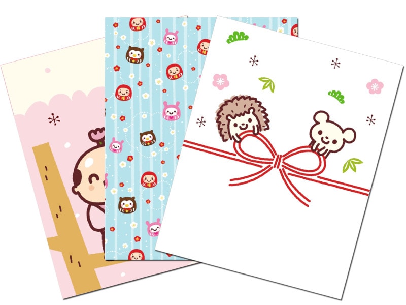 ポチ袋・お年玉袋 印刷ダウンロード無料手作り KF STUDIO