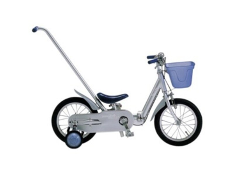 置き場に困りがちな幼児用自転車には嬉しい、折りたたみ機能付き！
