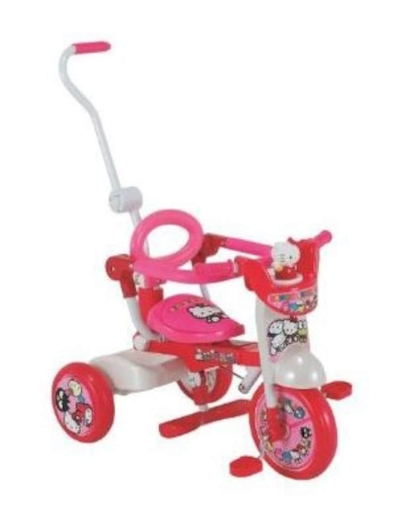 通販 送料無料  4/5 人気キャラクターの三輪車 [三輪車] All About ハローキティ