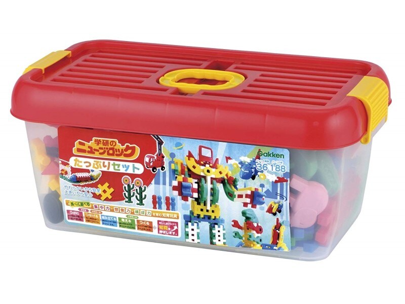 1歳クリスマスプレゼントおもちゃランキング 第5位『ニューブロック たっぷりセット』