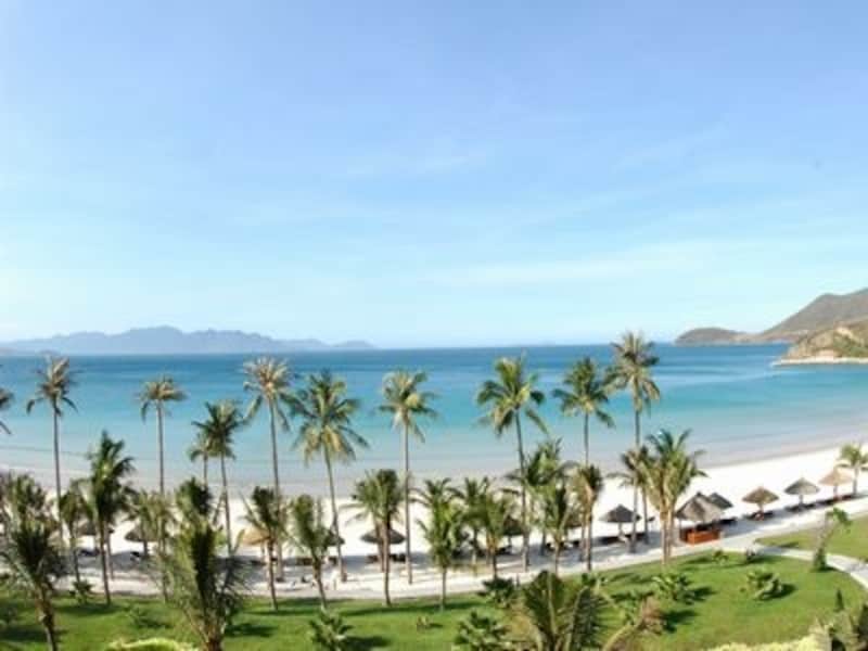 ニャチャンのビーチ