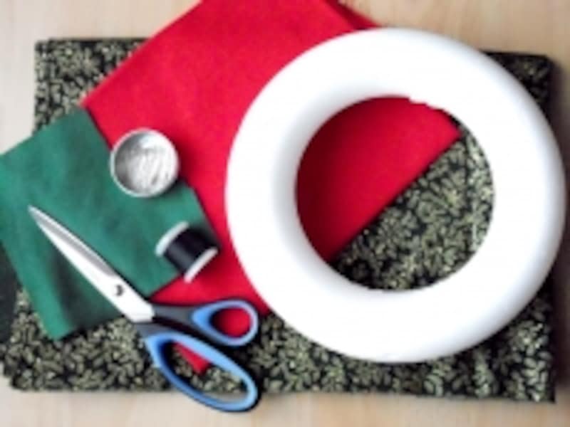クリスマスリース材料