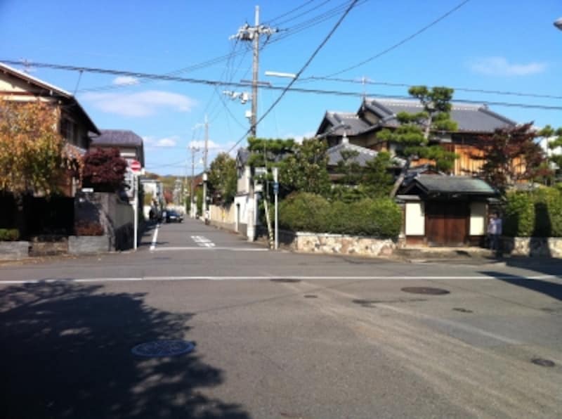 松ヶ崎戸建て街