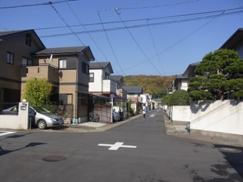 松ヶ崎戸建て街北側