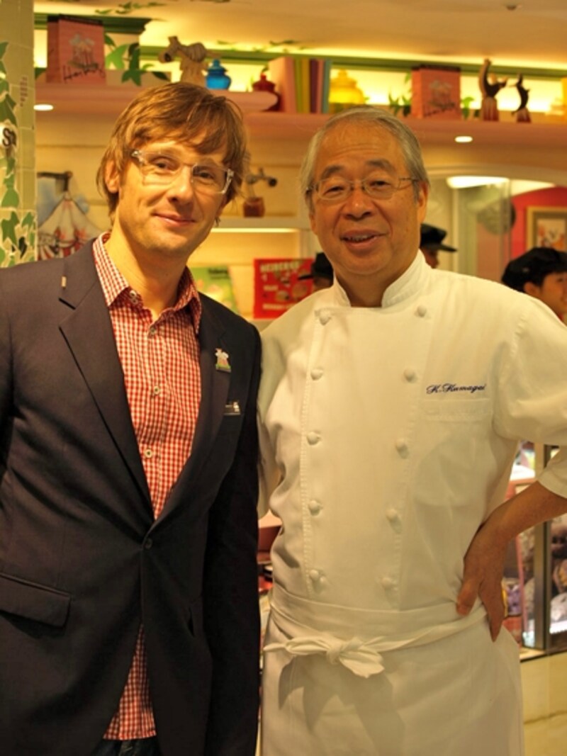 左：モーテン・ヘイバーグさん、右：熊谷喜八さん