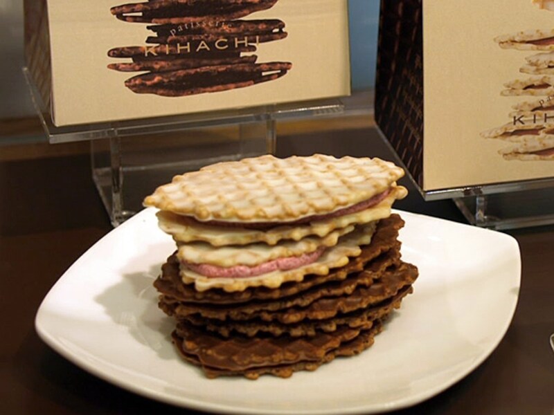 キハチショコラサンド　5枚入り　840円、8枚入り　1260円　16枚入り　2520円